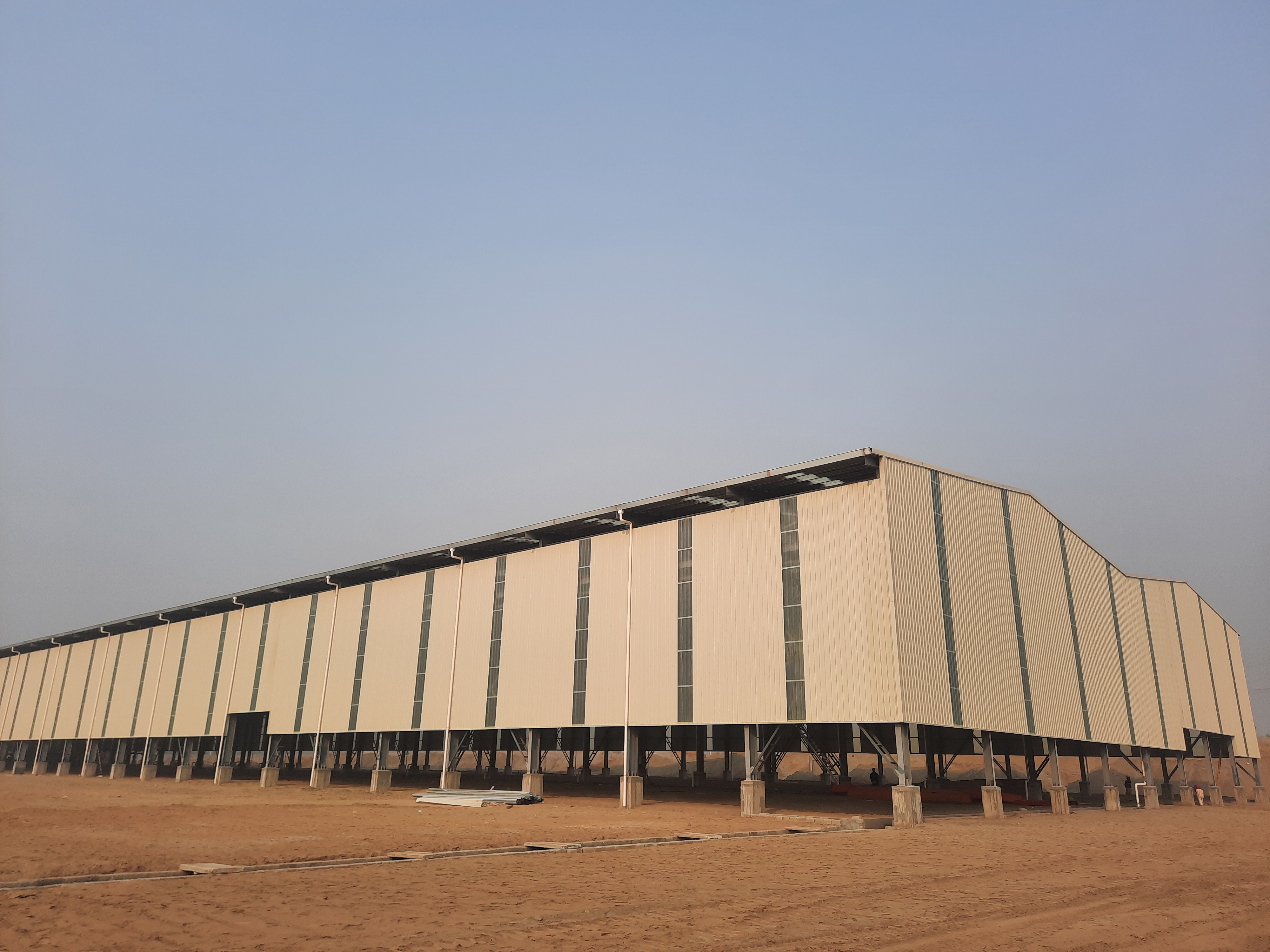 Century Steel facility ground view at Rashakai