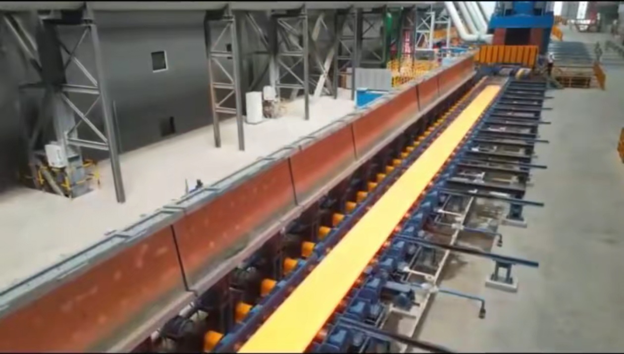 Steel rolling line at Century Steel